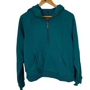 TacVasen NEW Teal Hoodie Sweatshirt Women's Lrg 1/4 Zip Activewear Athleisure